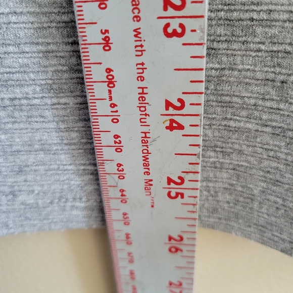 4/$15 SALE Tahari | Blouse Gray Front Back Wrap Ripped Gorgeous Elegant Large - Picture 4 of 5